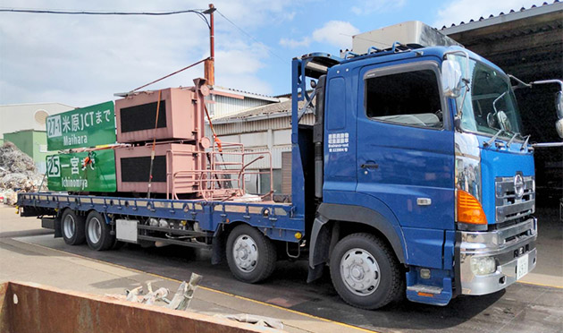 道路情報板収集運搬